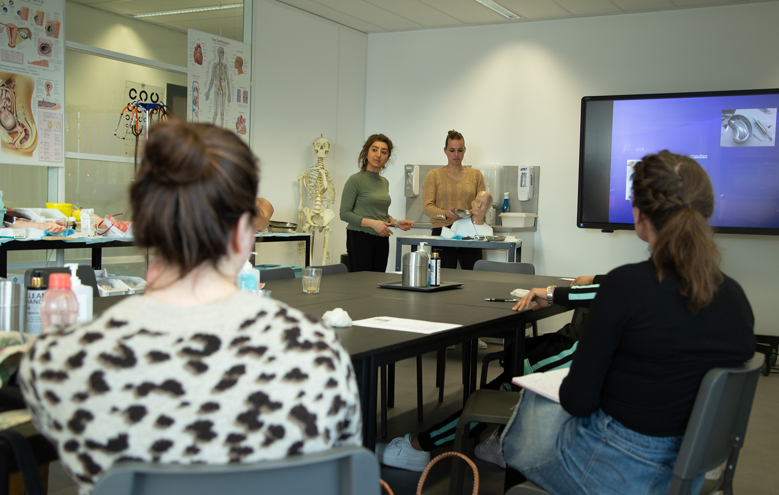 Voorbeeld van een les